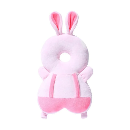 Pink Rabbit Baby Head Protection Backpack